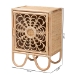 bali & pari Acelin Modern Bohemian Natural Brown Rattan Nightstand - BSOWS016-Rattan-NS