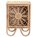 bali & pari Acelin Modern Bohemian Natural Brown Rattan Nightstand - BSOWS016-Rattan-NS