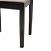 Baxton Studio Genesis Modern Beige Fabric and Dark Brown Finished Wood 2-Piece Dining Chair Set - BSORH389C-Sand/Dark Brown-DC-2PK