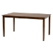 Baxton Studio Abigail Modern Grey Fabric and Walnut Brown Finished Wood 7-Piece Dining Set - BSORH391C-Grey/Walnut-7PC Dining Set