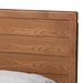 Baxton Studio Daina Mid-Century Modern Ash Walnut Finished Wood Queen Size Platform Bed - BSODaina-Ash Walnut-Queen