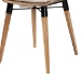 bali & pari Sabelle Modern Bohemian Natural Brown Finished Teak Wood and Greywashed Rattan 2-Piece Dining Chair Set - BSOSanta1-Light Grey Rattan-DC