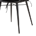 bali & pari Ballerina Modern Bohemian Black Finished Rattan and Metal 2-Piece Dining Chair Set - BSOBalerina1-Black Rattan-DC