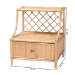 bali & pari Lalo Modern Bohemian Natural Brown Rattan 1-Drawer Nightstand - BSOWS018-Rattan-NS