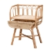 bali & pari Panchali Modern Bohemian Natural Brown Rattan Nightstand - BSOWS027-Rattan-NS