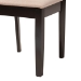 Baxton Studio Olympia Modern Beige Fabric and Espresso Brown Finished Wood 2-Piece Dining Chair Set - BSORH386C-Sand/Dark Brown-DC-2PK