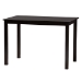 Baxton Studio Olympia Modern Beige Fabric and Espresso Brown Finished Wood 5-Piece Dining Set - BSORH386C-Sand/Dark Brown-5PC Dining Set