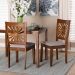 Baxton Studio Olympia Modern Grey Fabric and Walnut Brown Finished Wood 2-Piece Dining Chair Set - BSORH386C-Grey/Walnut-DC-2PK