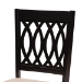 Baxton Studio Florencia Modern Beige Fabric and Espresso Brown Finished Wood 7-Piece Dining Set - BSORH388C-Sand/Dark Brown-7PC Dining Set