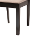 Baxton Studio Florencia Modern Beige Fabric and Espresso Brown Finished Wood 6-Piece Dining Set - BSORH388C-Sand/Dark Brown-6PC Dining Set