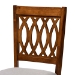 Baxton Studio Florencia Modern Grey Fabric and Walnut Brown Finished Wood 2-Piece Dining Chair Set - BSORH388C-Grey/Walnut-DC-2PK