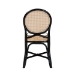 bali & pari Ayana Mid-Century Modern Two-Tone Black and Natural Brown Rattan Dining Chair - BSOAyana-Rattan-DC