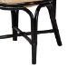 bali & pari Ayana Mid-Century Modern Two-Tone Black and Natural Brown Rattan Dining Chair - BSOAyana-Rattan-DC