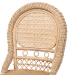 bali & pari Jelita Modern Bohemian Natural Brown Rattan 2-Piece Dining Chair Set - BSOJelita-Rattan-DC