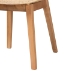 bali & pari Sabelle Japandi Natural Brown Mahogany and Rattan 2-Piece Dining Chair Set - BSOSanta2-Natural Rattan-DC