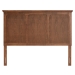 Baxton Studio Alarice Classic and Traditional Ash Walnut Finished Wood Queen Size Headboard - BSOMG9791-Ash Walnut-HB-Queen