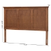 Baxton Studio Alarice Classic and Traditional Ash Walnut Finished Wood Queen Size Headboard - BSOMG9791-Ash Walnut-HB-Queen