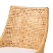 bali & pari Bella Modern Bohemian Natural Brown Rattan Dining Chair - BSOBella-Rattan-DC