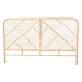 bali & pari Walid Modern Bohemian Natural Brown Rattan Queen Size Standalone Headboard - BSOWS029-Rattan-Headboard