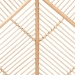 bali & pari Walid Modern Bohemian Natural Brown Rattan Queen Size Standalone Headboard - BSOWS029-Rattan-Headboard