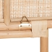 bali & pari Reegan Modern Bohemian Natural Brown Rattan Queen Size Standalone Headboard - BSOWS030-Rattan-Headboard