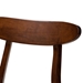 Baxton Studio Ulyana Mid-Century Grey Fabric and Dirty Oak Finished Wood 2-Piece Dining Chair Set - BSORH373C-Grey/Dirty Oak-DC-2PK