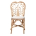 bali & pari Jerica Modern Bohemian Natural Brown Rattan Dining Chair - BSORCN010-Rattan-DC