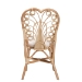 bali & pari Jerica Modern Bohemian Natural Brown Rattan Dining Chair - BSORCN010-Rattan-DC