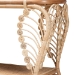 bali & pari Bastet Modern Bohemian Natural Brown Rattan 2-Tier Console Table - BSORBS033-Rattan-Console