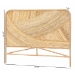 bali & pari Delphi Modern Bohemian Natural Brown Rattan Queen Size Standalone Headboard - BSOHB025-Rattan-HB-Queen