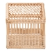 bali & pari Pieta Modern Bohemian Natural Brown Rattan Pet Bed - BSOPB001-Rattan-Pet Bed