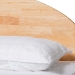 Baxton Studio Denton Japandi Natural Brown Finished Wood Queen Size Platform Bed - BSOBBT61137-A2 Natural Wood-Queen Bed