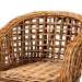 bali & pari Mario Modern Bohemian Natural Brown Finished Teak Wood and Rattan 2-Piece Counter Stool Set - BSOMario-Rattan-BS