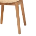 bali & pari Ballerina Japandi Natural Brown Finished Mahogany Wood and Rattan 2-Piece Dining Chair Set - BSOBalerina3-Natural Rattan-DC
