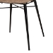 bali & pari Sabelle Japandi Greywashed Rattan and Black Metal 2-Piece Dining Chair Set - BSOSanta2-Light Grey Rattan-DC
