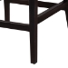 bali & pari Lingga Modern Bohemian Dark Brown Mahogany Wood and Natural Rattan Counter Stool - BSOLingga-Mahogany-CS