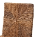 bali & pari Laymi Modern Bohemian Dark Brown Mahogany Wood and Seagrass Counter Stool - BSOLaymi-Mahogany-CS
