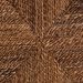 bali & pari Laymi Modern Bohemian Dark Brown Mahogany Wood and Seagrass Counter Stool - BSOLaymi-Mahogany-CS