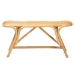 bali & pari Septa Modern Bohemian Natural Brown Rattan Accent Bench - BSOSepta-Rattan-Bench