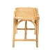 bali & pari Septa Modern Bohemian Natural Brown Rattan Accent Bench - BSOSepta-Rattan-Bench