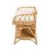 bali & pari Leryn Modern Bohemian Natural Brown Rattan Bench - BSOWS20-Rattan-Bench