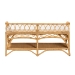 bali & pari Leryn Modern Bohemian Natural Brown Rattan Bench - BSOWS20-Rattan-Bench