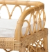bali & pari Leryn Modern Bohemian Natural Brown Rattan Bench - BSOWS20-Rattan-Bench