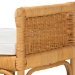 bali & pari Nairi Modern Bohemian Natural Brown Rattan Bench - BSOWS21-Rattan-Bench