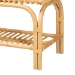 bali & pari Himari Modern Bohemian Natural Brown Rattan Accent Bench - BSOWS24-Rattan-Bench