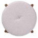 Baxton Studio Iliana Japandi Greyish Beige Fabric and Walnut Brown Finished Wood Ottoman Footstool - BSOBBT5454-Greyish Beige/Walnut-Stool