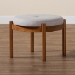 Baxton Studio Iliana Japandi Greyish Beige Fabric and Walnut Brown Finished Wood Ottoman Footstool - BSOBBT5454-Greyish Beige/Walnut-Stool