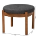 Baxton Studio Iliana Japandi Dark Grey Fabric and Walnut Brown Finished Wood Ottoman Footstool - BSOBBT5454-Dark Grey/Walnut-Stool