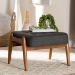 Baxton Studio Jeanine Japandi Dark Grey Fabric and Walnut Brown Finished Wood Ottoman Footstool - BSOBBT5455-Dark Grey/Walnut-Stool