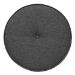 Baxton Studio Theo Japandi Dark Grey Fabric and Walnut Brown Finished Wood Ottoman Footstool - BSOBBT5456-Dark Grey/Walnut-Stool